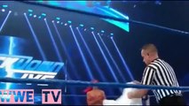 WWE Eva Marie wardrobe malfunction on WWE SmackDown 9 August 20161