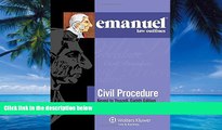 Books to Read  Emanuel Law Outlines: Civil Procedure Keyed to Yeazell, Eighth Edition  Best Seller