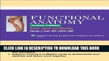 [FREE] EBOOK Functional Anatomy Flash Cards: Bones, Joints and Muscles ONLINE COLLECTION