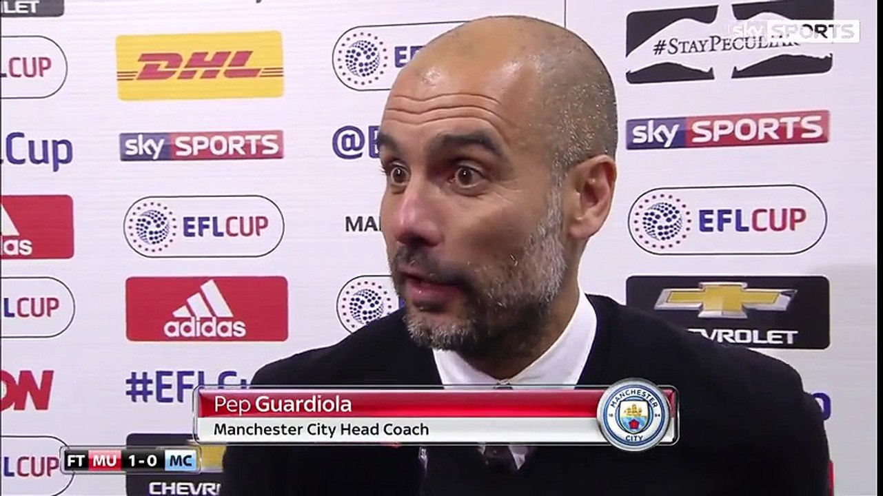 Guardiola Proud of Youngsters - Man United vs Man City 1-0 - Post Match Interview