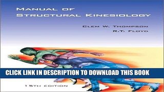 [READ] EBOOK Manual of Structural Kinesiology BEST COLLECTION