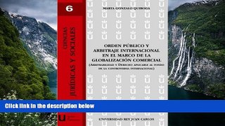 Big Deals  Orden PÃºblico Y Arbitraje Internacional En El Marc (Spanish Edition)  Full Read Best