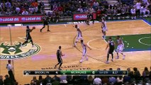 Bojan Bogdanovic Dunks On Giannis Antetokounmpo | Nets vs Bucks | 2016-17 NBA Season