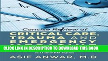 [Ebook] Concise Review of Critical Care, Trauma and Emergency Medicine: A Quick Reference Guide of
