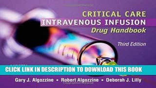 [Ebook] Critical Care Intravenous Infusion Drug Handbook, 3e Download online