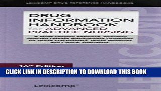 [Ebook] Drug Information Handbook for Advanced Practice Nursing Download Free