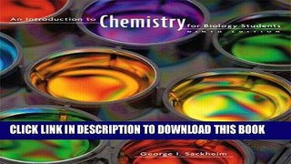 [PDF] An Introduction to Chemistry for Biology Students Download Free
