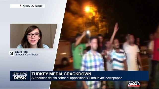 Turkey media crackdown : authorities detain editor of opposition ' Cumhuriyet' newspaper
