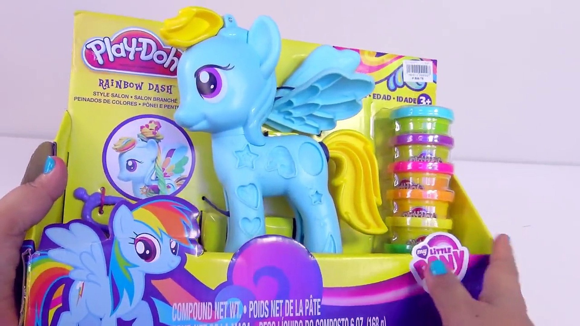 play doh rainbow dash style salon
