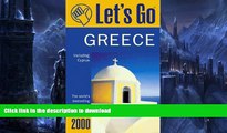 FAVORITE BOOK  Let s Go 2000: Greece: The World s Bestselling Budget Travel Series (Let s Go