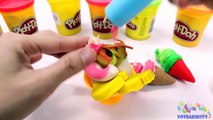 Play Doh Ice Cream Popsicles Cupcakes Cones Creative Fun for Children