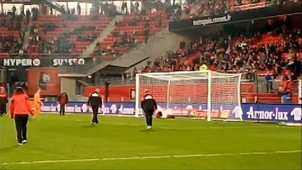 Les U15 au challenge mi-temps du match Rennes - Metz