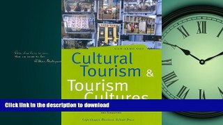 FAVORITE BOOK  Cultural Tourism   Tourism Cultures: The Business of Mediating Experiences in