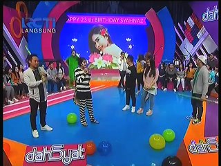 #HBDSyahnaz Dahsyat311016 Part 8OK (edit lagu cakra khan)
