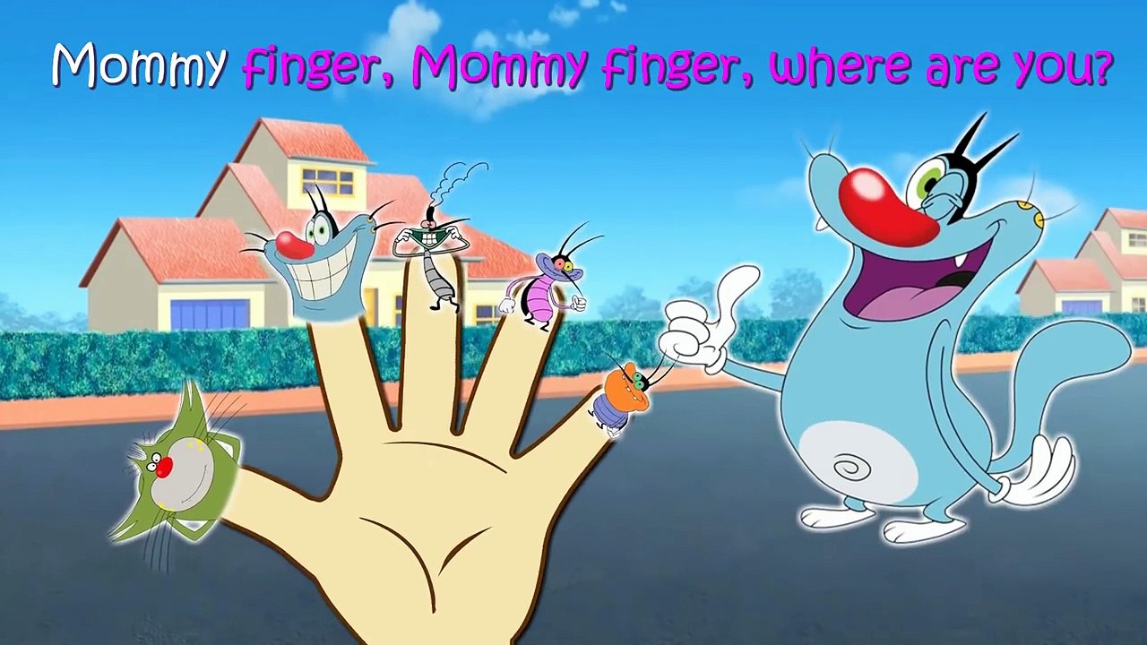 Oggy and the Cockroaches Finger Family / Nursery Rhymes