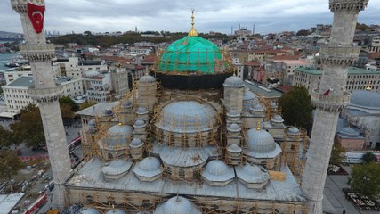 Yeni Cami'de tarihin en kapsamlı restorasyonu