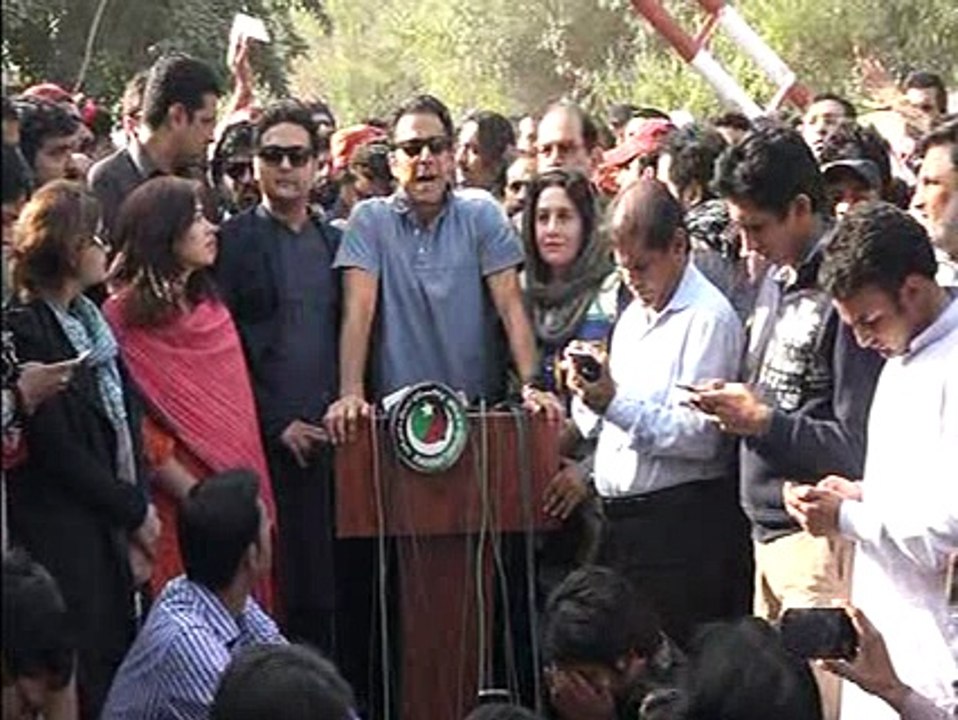 imran khan media talk