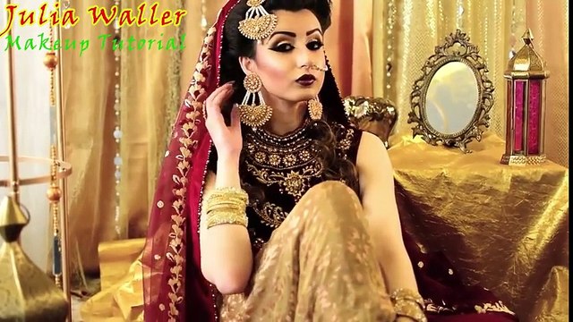 Pakistani Bridal Makeup Tutorial in Urdu 2016 by Julia Waller Asian Bridal Makeup