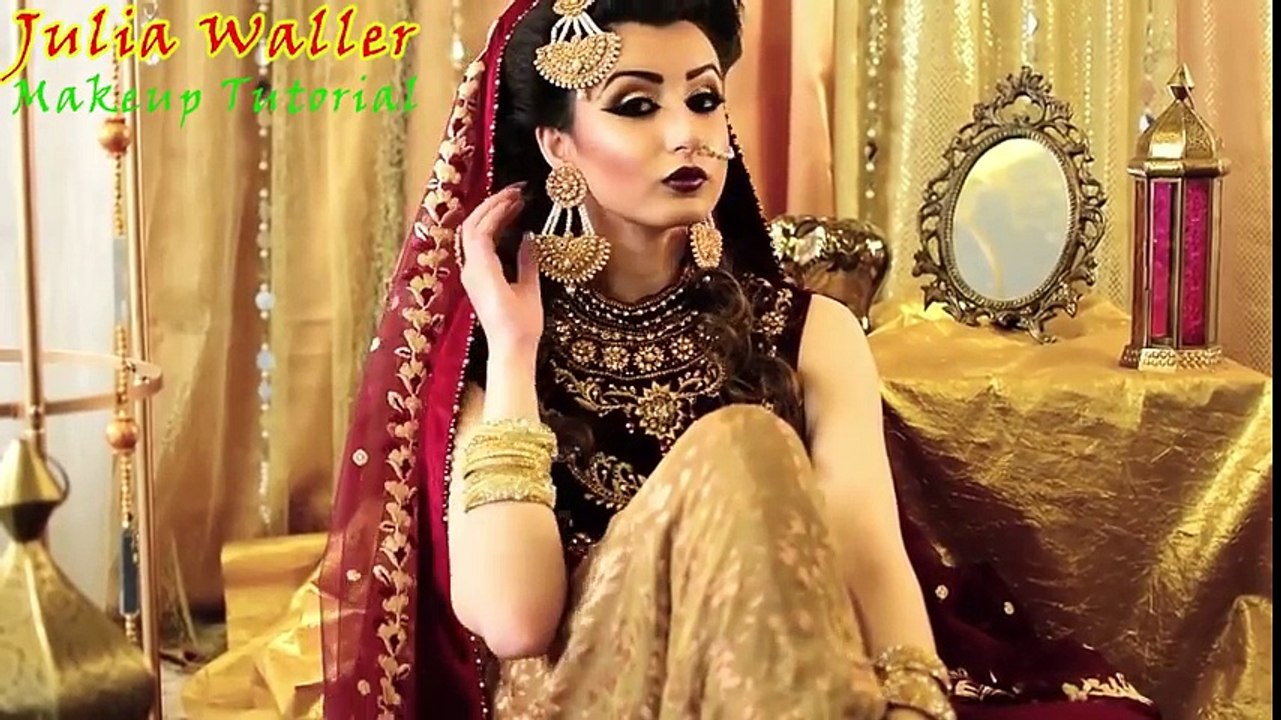 Pakistani Bridal Makeup Tutorial in Urdu 2016 by Julia Waller Asian Bridal Makeup