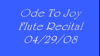 Delia's Flute Recital 04/29/08
