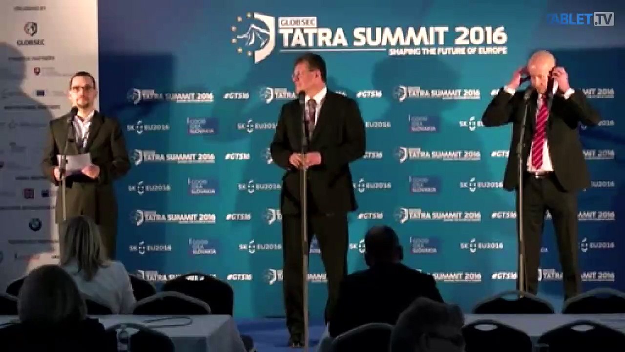 ZÁZNAM: TK Maroša Šefčoviča a nórskeho ministra pre energetiku