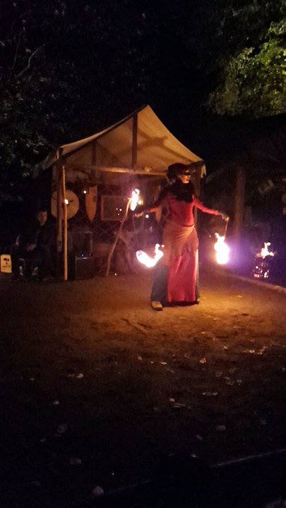 Feuerelfe Tanzbein - fantastische Show - Wittenberg 2016