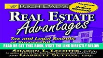 [Free Read] Rich Dad s Real Estate Advantages: Tax and Legal Secrets of Successful Real Estate