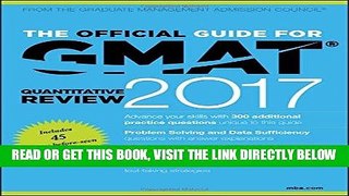 [Free Read] The Official Guide for GMAT Quantitative Review 2017 with Online Question Bank and
