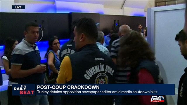 Turkey detains opposition newspaper editor amid media shutdown blitz