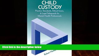 Big Deals  Child Custody: Practice Standards, Ethical Issues, and Legal Safeguards for Mental
