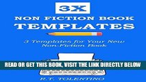 [Free Read] NON FICTION BOOK TEMPLATES (2016): 3 Simple Templates for Your New Non-Fiction Book