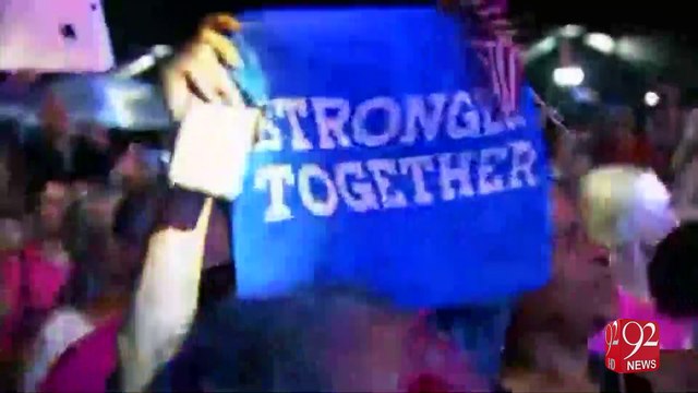 Hillary Clinton Campaigns with Jennifer Lopez in Miami Concert 31-10-2016 - 92NewsHD