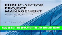 [Free Read] Public-Sector Project Management: Meeting the Challenges and Achieving Results Free