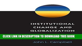 ee Read] Institutional Change and Globalization Free Online