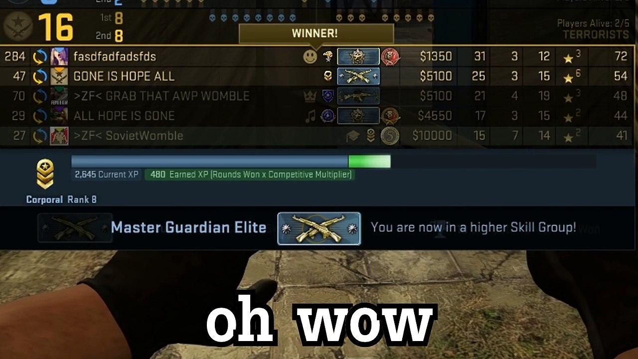 SovietWomble gets ranked - CS GO