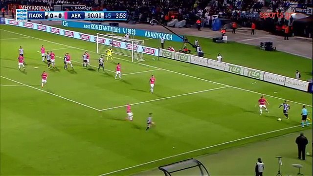 ΠΑΟΚ - ΑΕΚ 1-0 - 9Η ΑΓΩΝΙΣΤΙΚΗ Greek Superleague 2016-17