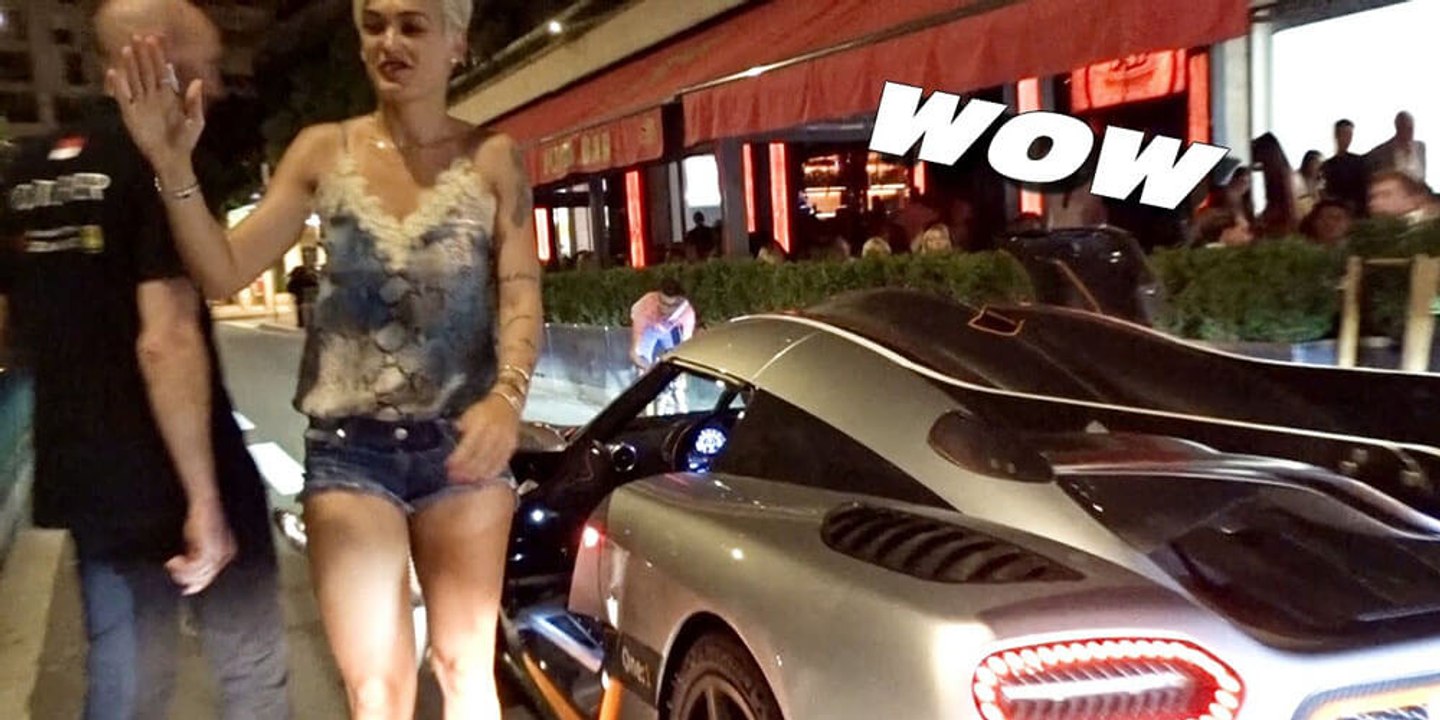 Portuguese Girl Driving Koenigsegg One:1 in Monaco !