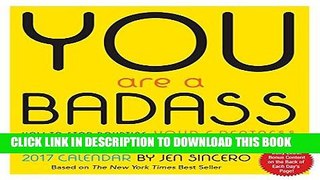 Ebook You Are a Badass 2017 Day-to-Day Calendar Free Read