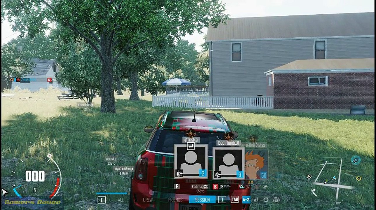 The Crew - G50 ES18 FM Customizing Mini Cooper S & Flee The Country