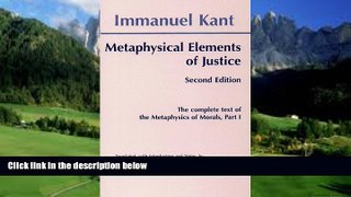 Big Deals  Metaphysical Elements of Justice  Full Ebooks Best Seller