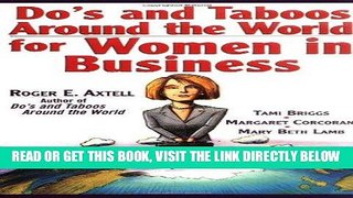 [Free Read] Do s and Taboos Around the World for Women in Business Full Online