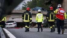 Accident în Italia. Un pod s-a prăbuşit peste o autostradă 2016