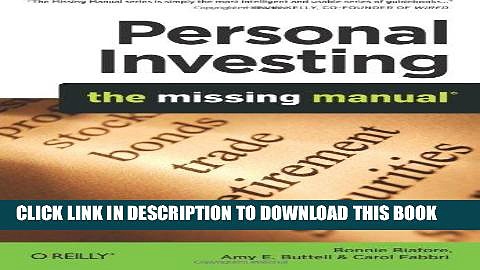 ee Read] Personal Investing: The Missing Manual Full Online