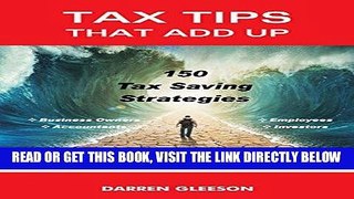[Free Read] Tax Tips That Add Up: 150 Tax Saving Strategies Free Online