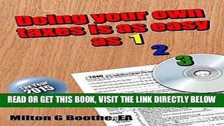 [Free Read] Doing Your Own Taxes is as Easy as 1,2,3 Free Online