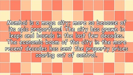 Reasons Behind Mumbai's High Real Estate Prices
