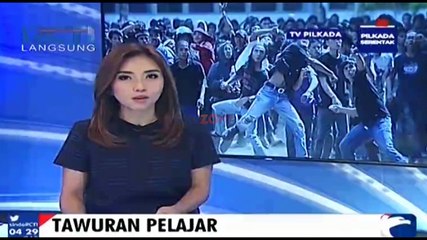 Download Video: Polisi Bubarkan Tawuran Antar Pelajar di Depok Jawa Barat