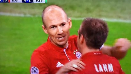 Goal ARJEN ROBBEN VS PSV
