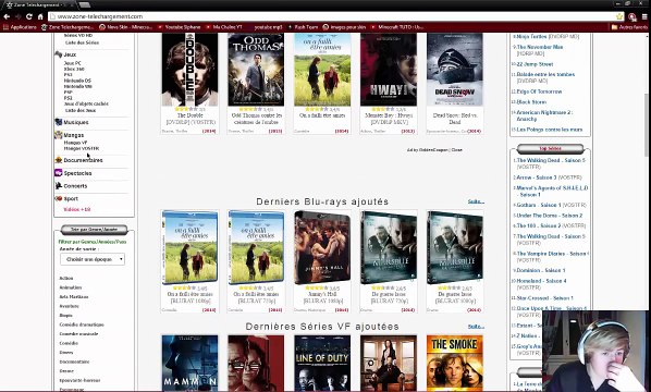 TUTO comment télécharger des films, séries, dessin animés, mangas GRATUIT !!! (facecam)