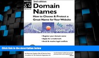 Big Deals  Domain Names: How to Choose   Protect a Great Name for Your Website  Best Seller Books